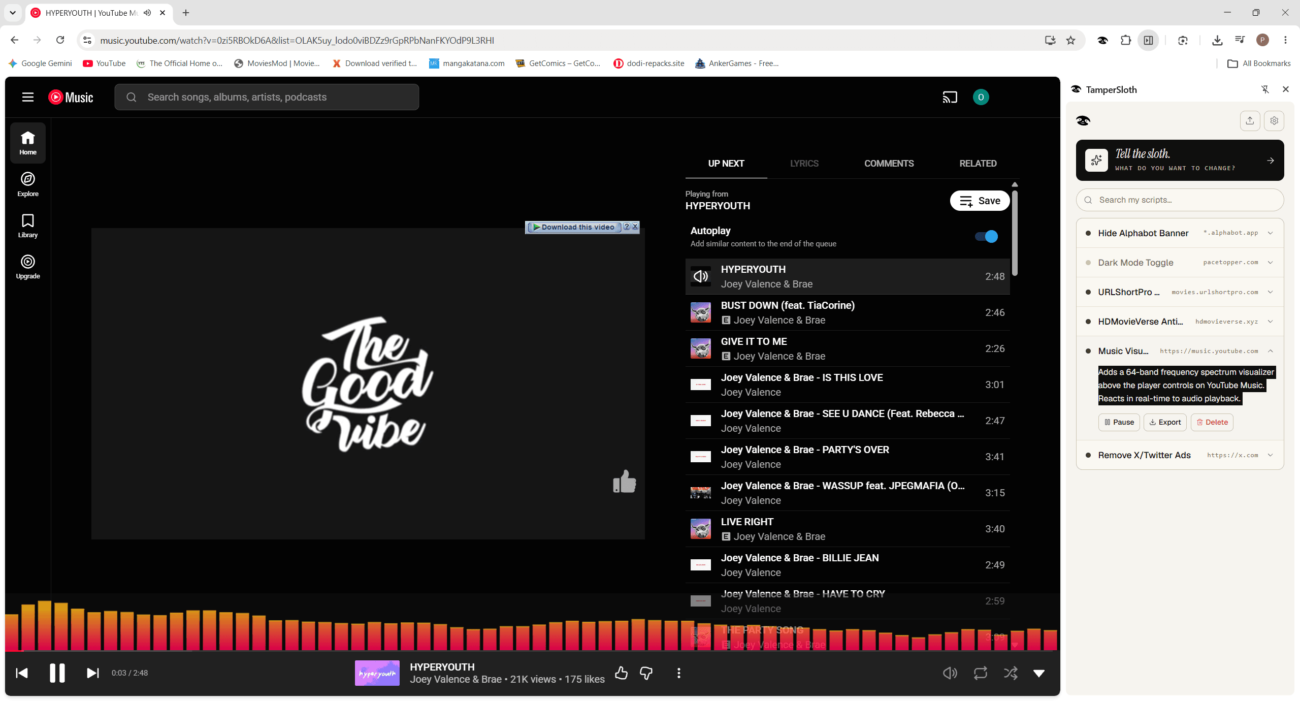 tampersloth screenshot 3